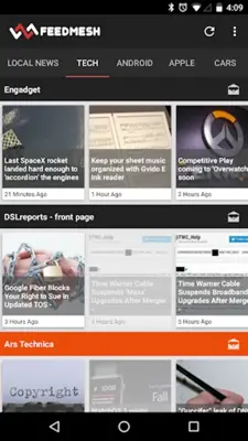 Feedmesh android App screenshot 3